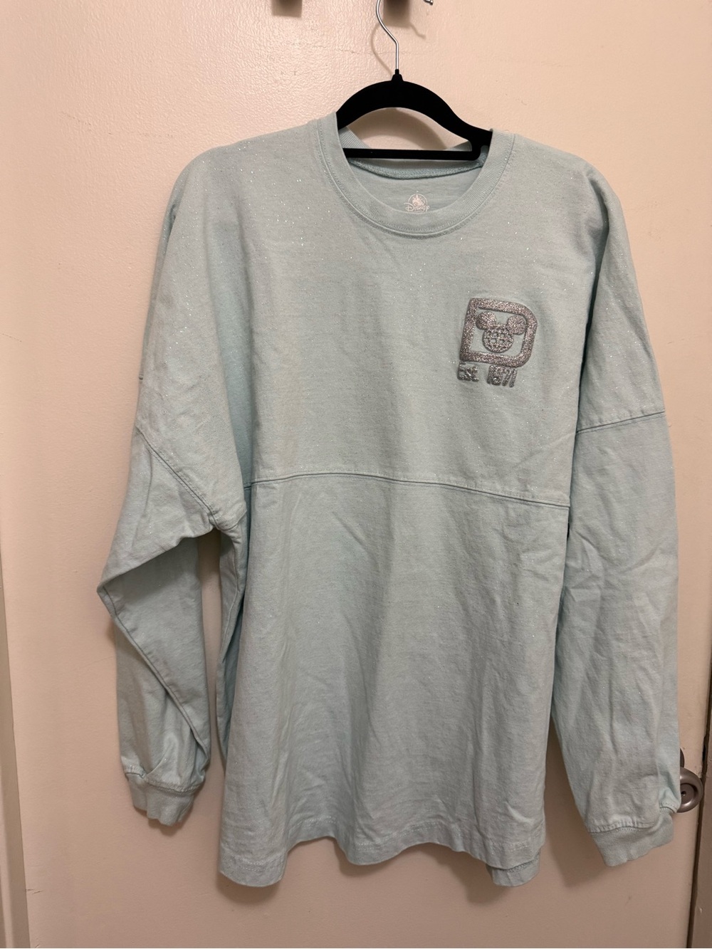 Walt Disney World Icy Light Blue Long-Sleeve Graphic  Shirt Sparkle